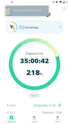Fasting Tracker android App screenshot 8